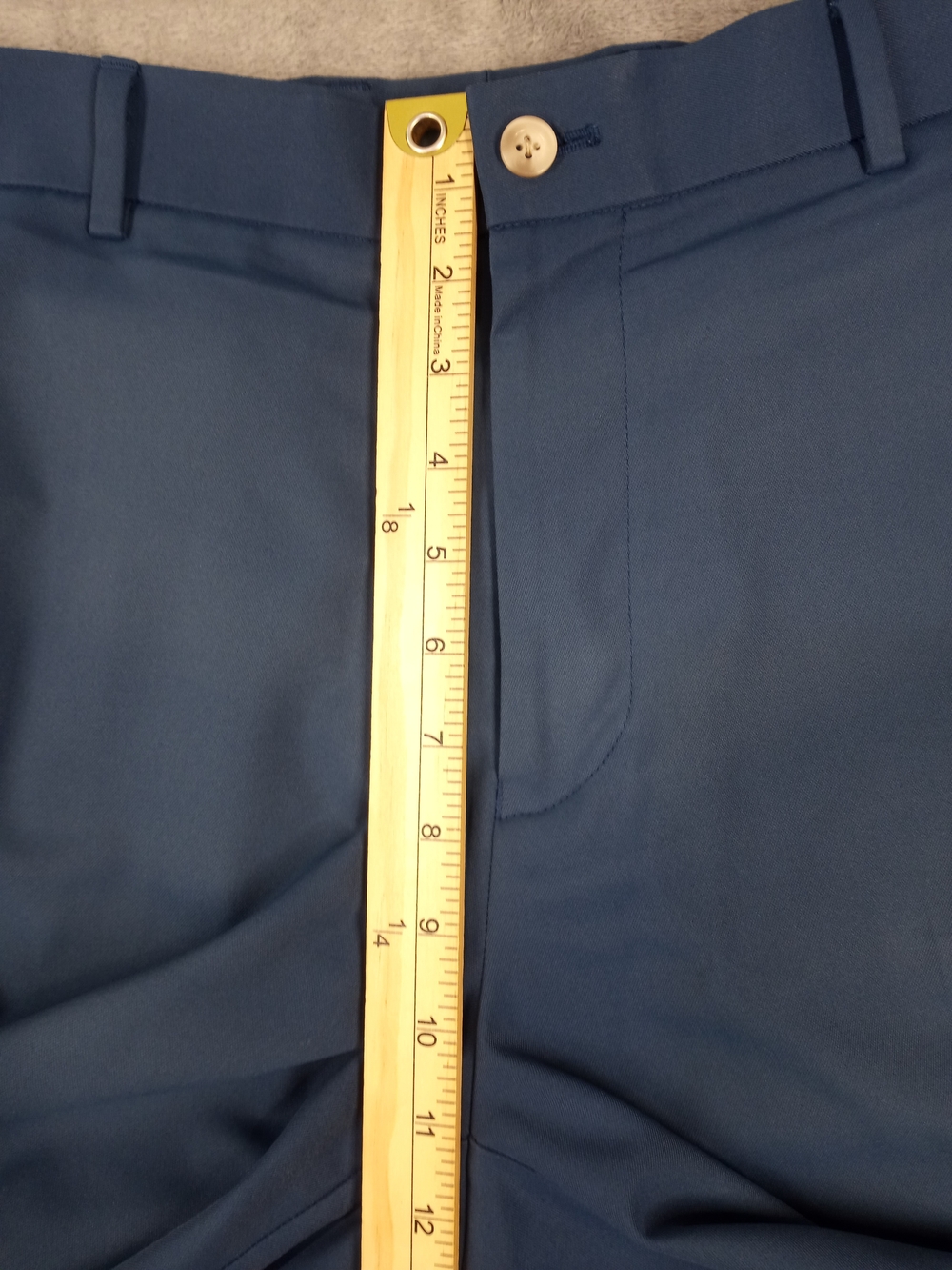 Peter Millar Men's Navy Dress Golf Shorts with Crown Logo Size 35 - Picture 12 of 15